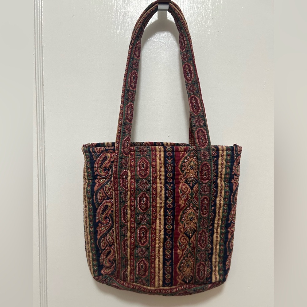 Vera Bradley 1987 Paisley Tote Bag - Picture 6 of 6